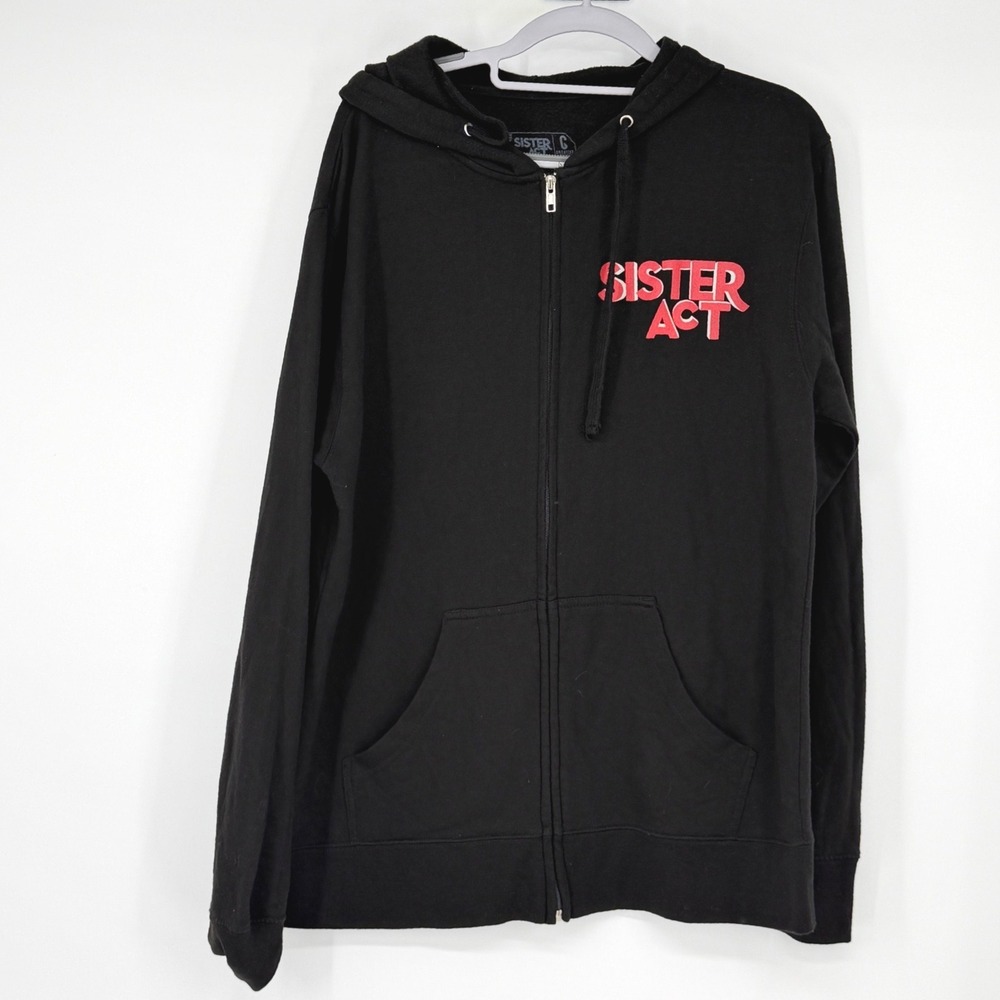 Sister Act The Musical Broadway Black Full Zip Hoodie Creative‎ Goods Large